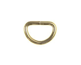 4 Halbrundringe VENO 25 mm gold - 190101